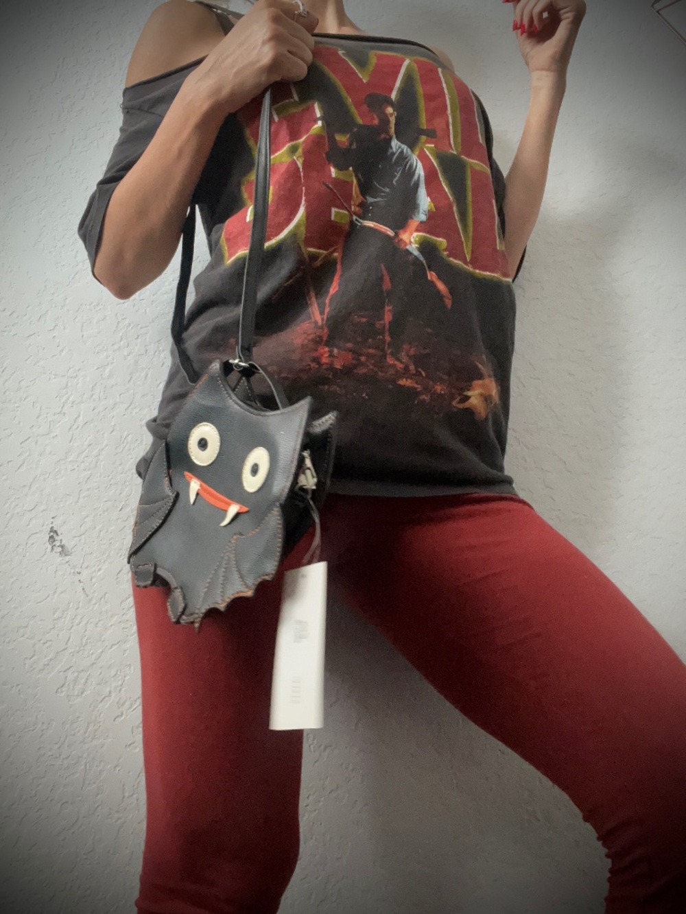 Sleepyville critters mini bat purse